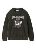 【ジェラートピケ オム/GELATO PIQUE HOMME / MEN】の【HOMME】ベビモコキャットジャガードプルオーバー DGRY[008]|ID: prp329100004217115 ipo3291000000029481272