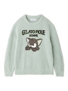 【ジェラートピケ オム/GELATO PIQUE HOMME / MEN】の【HOMME】ベビモコキャットジャガードプルオーバー MNT[021]|ID: prp329100004217115 ipo3291000000029481273