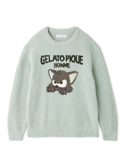 【ジェラートピケ オム/GELATO PIQUE HOMME / MEN】の【HOMME】ベビモコキャットジャガードプルオーバー インテリア・キッズ・メンズ・レディースファッション・服の通販 founy(ファニー) 　ファッション　Fashion　メンズファッション　MEN　トップス・カットソー　Tops/Tshirt/Men　おすすめ　Recommend　シューズ　Shoes　モチーフ　Motif　ロング　Long　猫　Cat　MNT[021]|ID: prp329100004217115 ipo3291000000029481273