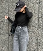 【クリア/clear】のハイゲージハイネックニットトップス 人気、トレンドファッション・服の通販 founy(ファニー) ファッション Fashion レディースファッション WOMEN トップス・カットソー Tops/Tshirt ニット Knit Tops おすすめ Recommend インナー Inner キャミワンピース Cami Dress シンプル Simple thumbnail BK|ID: prp329100004217168 ipo3291000000029523921