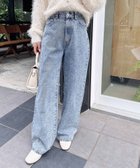 【イング/INGNI】のキラキラデニムPT 人気、トレンドファッション・服の通販 founy(ファニー) ファッション Fashion レディースファッション WOMEN パンツ Pants デニム Denim thumbnail ブルー|ID: prp329100004219488 ipo3291000000029258183