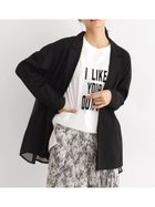 【ラシュッド/LASUD】のシアーコンビジャケット 人気、トレンドファッション・服の通販 founy(ファニー) ファッション Fashion レディースファッション WOMEN アウター Coat Outerwear ジャケット Jackets おすすめ Recommend インナー Inner カーディガン Cardigan シアー Sheer ジャケット Jacket ドッキング Docking 旅行 Travel 羽織 Haori thumbnail ブラック|ID: prp329100004221491 ipo3291000000030004315