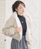 【レトロガール/RETRO GIRL】の【リバーシブル】プレート付MA1 人気、トレンドファッション・服の通販 founy(ファニー) ファッション Fashion レディースファッション WOMEN おすすめ Recommend ガーリー Girly ショート Short ジャケット Jacket プレート Plate ボトム Bottom リバーシブル Reversible 秋 Autumn/Fall thumbnail エクリュ|ID: prp329100004221558 ipo3291000000029528077