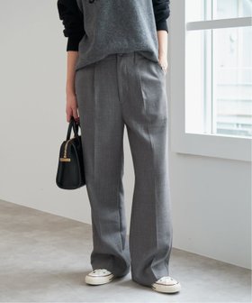 【スピック&スパン/Spick & Span】の《追加》ハイブリッドダブルクロスワンタックパンツ 人気、トレンドファッション・服の通販 founy(ファニー) ファッション Fashion レディースファッション WOMEN パンツ Pants 再入荷 Restock/Back In Stock/Re Arrival |ID:prp329100004221562