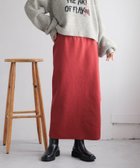 【ローリーズファーム/LOWRYS FARM】のスポンディッシュタイトスカート 人気、トレンドファッション・服の通販 founy(ファニー) ファッション Fashion レディースファッション WOMEN スカート Skirt A/W・秋冬 Aw・Autumn/Winter・Fw・Fall-Winter おすすめ Recommend シンプル Simple スリット Slit thumbnail レッド35|ID: prp329100004221739 ipo3291000000029262800