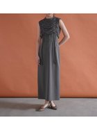 【ラシュッド/LASUD】のフラワーレースノースリーブワンピース 人気、トレンドファッション・服の通販 founy(ファニー) ファッション Fashion レディースファッション WOMEN ワンピース Dress おすすめ Recommend ギャザー Gather バランス Balance thumbnail チャコールグレー|ID: prp329100004221879 ipo3291000000030018010