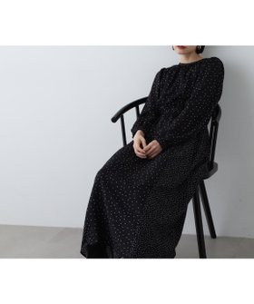 【エヌ ナチュラルビューティーベーシック/N.Natural Beauty basic】のミックスドットワンピース《S Size Line》 人気、トレンドファッション・服の通販 founy(ファニー) ファッション Fashion レディースファッション WOMEN ワンピース Dress ジャケット Jacket ドット Dot フェミニン Feminine |ID:prp329100004221955