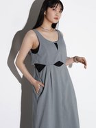 【ラシュッド/LASUD】のカットアウトジャンパースカート(gray) 人気、トレンドファッション・服の通販 founy(ファニー) ファッション Fashion レディースファッション WOMEN スカート Skirt S/S・春夏 Ss・Spring/Summer ロング Long 夏 Summer 春 Spring thumbnail グレー|ID: prp329100004221972 ipo3291000000029315601