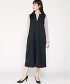 【クロコダイル/CROCODILE】のCROCODILE LADIES/Vネックジャンパースカート 人気、トレンドファッション・服の通販 founy(ファニー) ファッション Fashion レディースファッション WOMEN スカート Skirt ミックス Mix thumbnail ネイビー|ID: prp329100004222017 ipo3291000000029264795