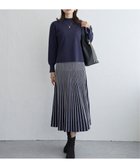 【イッカ/ikka】の配色ニットアップ 人気、トレンドファッション・服の通販 founy(ファニー) ファッション Fashion レディースファッション WOMEN トップス・カットソー Tops/Tshirt ニット Knit Tops なめらか Smooth スリット Slit セットアップ Set Up パール Pearl フレア Flare プリーツ Pleats モックネック Mock Neck エレガント 上品 Elegant thumbnail ブルー|ID: prp329100004222027 ipo3291000000029264870