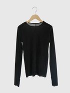 【ラシュッド/LASUD】のThumb hole velour pullover 人気、トレンドファッション・服の通販 founy(ファニー) ファッション Fashion レディースファッション WOMEN トップス・カットソー Tops/Tshirt プルオーバー Pullover ベロア Velour おすすめ Recommend インナー Inner キャミワンピース Cami Dress フィット Fit ベロア Velor thumbnail ブラック|ID: prp329100004222062 ipo3291000000029265158