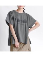 【ラシュッド/LASUD】のサイドジップオーバーシルエットTシャツ アッシュグレー|ID: prp329100004222086 ipo3291000000029265296