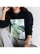 【ヴァン/Vin】のHarper s BAZAAR long sleeve T-shirt B 人気、トレンドファッション・服の通販 founy(ファニー) ファッション Fashion レディースファッション WOMEN トップス・カットソー Tops/Tshirt シャツ/ブラウス Shirts/Blouses ロング / Tシャツ T-Shirts インナー Inner グラフィック Graphic コレクション Collection ジャケット Jacket ニューヨーク New York プリント Print ベスト Vest 雑誌 Magazine thumbnail ブラック|ID: prp329100004222173 ipo3291000000029265651