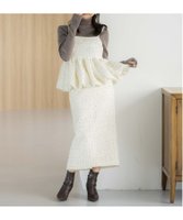 【ノエラ/Noela】のドットツイードキャミ×スカートセット 人気、トレンドファッション・服の通販 founy(ファニー) ファッション Fashion レディースファッション WOMEN スカート Skirt キャミソール Camisole セットアップ Set Up タイトスカート Tight Skirt ツイード Tweed デニム Denim トレンド Trend ドット Dot バルーン Balloon ベロア Velor ポケット Pocket リボン Ribbon |ID:prp329100004224746