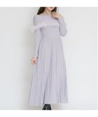 【ノエラ/Noela】のフェザートリムニットワンピ 人気、トレンドファッション・服の通販 founy(ファニー) ファッション Fashion レディースファッション WOMEN ワンピース Dress ニットワンピース Knit Dresses クリスマス X'mas Christmas Xmas フェザー Feather プリーツ Pleats ポケット Pocket thumbnail サックス|ID: prp329100004224748 ipo3291000000029274062