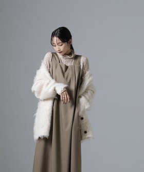 【ナノ ユニバース/nano universe】 サロペットタックワンピース人気、トレンドファッション・服の通販 founy(ファニー) ファッション Fashion レディースファッション WOMEN ワンピース Dress サロペット Salopette カーディガン Cardigan シンプル Simple スリット Slit スリーブ Sleeve フレア Flare リブニット Rib Knit リラックス Relax ロング Long おすすめ Recommend 2024年 2024 エレガント 上品 Elegant 2024-2025秋冬・A/W Aw/Autumn/Winter/Fw/Fall/2024-2025 |ID:prp329100004224774