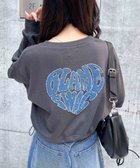 【イング/INGNI】の裾ドロストbackハート裏毛ショートTOPs 人気、トレンドファッション・服の通販 founy(ファニー) ファッション Fashion レディースファッション WOMEN トップス・カットソー Tops/Tshirt ショート Short デニム Denim ドローコード Draw Cord バランス Balance ヴィンテージ Vintage thumbnail チャコールグレー|ID: prp329100004225143 ipo3291000000029631012