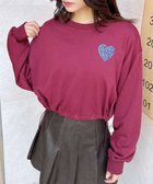 【イング/INGNI】の裾ドロストbackハート裏毛ショートTOPs 人気、トレンドファッション・服の通販 founy(ファニー) ファッション Fashion レディースファッション WOMEN トップス・カットソー Tops/Tshirt ショート Short デニム Denim ドローコード Draw Cord バランス Balance ヴィンテージ Vintage thumbnail バーガンディー|ID: prp329100004225143 ipo3291000000029631014