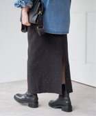 【スピック&スパン/Spick & Span】のスパンコールラメリブニットスカート 人気、トレンドファッション・服の通販 founy(ファニー) ファッション Fashion レディースファッション WOMEN スカート Skirt インナー Inner スウェット Sweat ストレッチ Stretch スパンコール Sequins トレンド Trend エレガント 上品 Elegant thumbnail ブラック|ID: prp329100004225523 ipo3291000000029534146