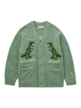 【ジェラートピケ オム/GELATO PIQUE HOMME / MEN】の【HOMME】パウダーダイナソージャガードカーディガン 人気、トレンドファッション・服の通販 founy(ファニー) ファッション Fashion メンズファッション MEN カーディガン Cardigan パウダー Powder フロント Front モチーフ Motif ロング Long |ID:prp329100004226356