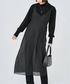 【スピック&スパン/Spick & Span】のシアーキャミソールワンピース 人気、トレンドファッション・服の通販 founy(ファニー) ファッション Fashion レディースファッション WOMEN ワンピース Dress キャミソール Camisole セットアップ Set Up ドレス Dress フォーマル Formal |ID:prp329100004226444