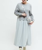 【コンバーストウキョウ/CONVERSE TOKYO】のBACK GATHER DOCKING GLITTER SWEAT DRESS 人気、トレンドファッション・服の通販 founy(ファニー) ファッション Fashion レディースファッション WOMEN トップス・カットソー Tops/Tshirt パーカ Sweats スウェット Sweat ワンピース Dress ドレス Party Dresses ツイル Twill ドッキング Docking リラックス Relax ワンポイント One Point thumbnail グレー|ID: prp329100004226580 ipo3291000000029283003