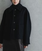 【アーバンリサーチ/URBAN RESEARCH】のウールモッサショートコート 人気、トレンドファッション・服の通販 founy(ファニー) ファッション Fashion レディースファッション WOMEN アウター Coat Outerwear コート Coats 2024年 2024 2024-2025秋冬・A/W Aw/Autumn/Winter/Fw/Fall/2024-2025 A/W・秋冬 Aw・Autumn/Winter・Fw・Fall-Winter 冬 Winter おすすめ Recommend ショート Short フレア Flare ワイド Wide 日本製 Made In Japan thumbnail NAVY|ID: prp329100004226689 ipo3291000000029484148