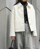 【アーバンリサーチ/URBAN RESEARCH】のウールモッサショートコート 人気、トレンドファッション・服の通販 founy(ファニー) ファッション Fashion レディースファッション WOMEN アウター Coat Outerwear コート Coats 2024年 2024 2024-2025秋冬・A/W Aw/Autumn/Winter/Fw/Fall/2024-2025 A/W・秋冬 Aw・Autumn/Winter・Fw・Fall-Winter 冬 Winter おすすめ Recommend ショート Short フレア Flare ワイド Wide 日本製 Made In Japan thumbnail OFF|ID: prp329100004226689 ipo3291000000029484150