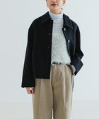 【アーバンリサーチ/URBAN RESEARCH】のウールモッサショートコート NAVY|ID: prp329100004226689 ipo3291000000030034718