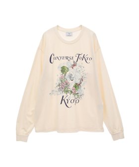 【コンバーストウキョウ/CONVERSE TOKYO】の【KYOTO LIMITED】MORNING GLORY LONG-SLEEVED TEE 人気、トレンドファッション・服の通販 founy(ファニー) ファッション Fashion レディースファッション WOMEN トップス・カットソー Tops/Tshirt グラフィック Graphic モチーフ Motif |ID:prp329100004227223