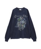 【コンバーストウキョウ/CONVERSE TOKYO】の【KYOTO LIMITED】MORNING GLORY LONG-SLEEVED TEE 人気、トレンドファッション・服の通販 founy(ファニー) ファッション Fashion レディースファッション WOMEN トップス・カットソー Tops/Tshirt グラフィック Graphic モチーフ Motif thumbnail ブルー|ID: prp329100004227223 ipo3291000000029349560