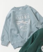 【デビロック/devirock / KIDS】のデビラボ プリント 裏起毛 BOXシルエット トレーナー 008-サメ-ダスティブルー|ID: prp329100004227260 ipo3291000000030291899