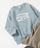 【デビロック/devirock / KIDS】のデビラボ プリント 裏起毛 BOXシルエット トレーナー 005-バス-ダスティブルー|ID: prp329100004227260 ipo3291000000030291902