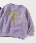 【デビロック/devirock / KIDS】のデビラボ プリント 裏起毛 BOXシルエット トレーナー 002-ロゴ-Gパープル|ID: prp329100004227260 ipo3291000000030291905