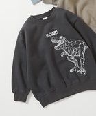 【デビロック/devirock / KIDS】のデビラボ プリント 裏起毛 BOXシルエット トレーナー 007-恐竜-スミクロ|ID: prp329100004227260 ipo3291000000030291907