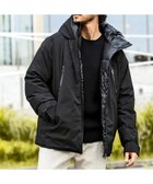 【シフォン/SHIFFON / MEN】の【直営店・WEB限定】 AKM Contemporary(エイケイエムコンテンポラリー)ダブルフードダウンジャケット 人気、トレンドファッション・服の通販 founy(ファニー) ファッション Fashion メンズファッション MEN クリスタル Crystal ジャケット Jacket ダウン Down ダブル Double フロント Front ポケット Pocket エレガント 上品 Elegant thumbnail black|ID: prp329100004227982 ipo3291000000029504960