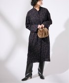 【ジャーナルスタンダード レサージュ/journal standard L'essage】のスカーフプリントミニワンピ 人気、トレンドファッション・服の通販 founy(ファニー) ファッション Fashion レディースファッション WOMEN ワンピース Dress 2024年 2024 2024-2025秋冬・A/W Aw/Autumn/Winter/Fw/Fall/2024-2025 スカーフ Scarf プリント Print モチーフ Motif ロング Long 冬 Winter 洗える Washable thumbnail ネイビー|ID: prp329100004228091 ipo3291000000029291460