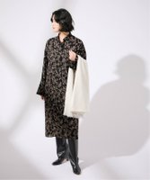 【ジャーナルスタンダード レサージュ/journal standard L'essage】のスカーフプリントミニワンピ 人気、トレンドファッション・服の通販 founy(ファニー) ファッション Fashion レディースファッション WOMEN ワンピース Dress 2024年 2024 2024-2025秋冬・A/W Aw/Autumn/Winter/Fw/Fall/2024-2025 スカーフ Scarf プリント Print モチーフ Motif ロング Long 冬 Winter 洗える Washable |ID:prp329100004228091