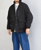 【シップス/SHIPS / MEN】のSHIPS any 撥水・防風等 多機能 中綿 2トーン スタンド ブルゾン ブラック|ID: prp329100004228346 ipo3291000000029448453