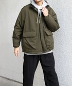 【シップス/SHIPS / MEN】のSHIPS any 撥水・防風等 多機能 中綿 2トーン スタンド ブルゾン オリーブ|ID: prp329100004228346 ipo3291000000029448455