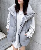 【イング/INGNI】のエコダウンベスト 人気、トレンドファッション・服の通販 founy(ファニー) ファッション Fashion レディースファッション WOMEN アウター Coat Outerwear トップス・カットソー Tops/Tshirt ベスト/ジレ Gilets/Vests A/W・秋冬 Aw・Autumn/Winter・Fw・Fall-Winter おすすめ Recommend インナー Inner シンプル Simple スタイリッシュ Stylish ダウン Down ダブル Double ドローコード Draw Cord ハイネック High Neck バランス Balance ベスト Vest thumbnail グレー|ID: prp329100004228470 ipo3291000000029539392