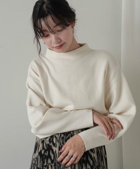 【バブ ブージュルード/Bab Bou Jeloud】の袖バルーンジャガードニットプルオーバー 人気、トレンドファッション・服の通販 founy(ファニー) ファッション Fashion レディースファッション WOMEN トップス・カットソー Tops/Tshirt ニット Knit Tops プルオーバー Pullover ハイネック High Neck バルーン Balloon ボーダー Border 再入荷 Restock/Back In Stock/Re Arrival 無地 Plain Color 防寒 Cold Protection |ID:prp329100004228803