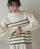 【バブ ブージュルード/Bab Bou Jeloud】の袖バルーンジャガードニットプルオーバー 人気、トレンドファッション・服の通販 founy(ファニー) ファッション Fashion レディースファッション WOMEN トップス・カットソー Tops/Tshirt ニット Knit Tops プルオーバー Pullover ハイネック High Neck バルーン Balloon ボーダー Border 再入荷 Restock/Back In Stock/Re Arrival 無地 Plain Color 防寒 Cold Protection thumbnail A|ID: prp329100004228803 ipo3291000000029402193