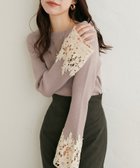 【ナチュラルクチュール/natural couture】の袖口レースリブニット 人気、トレンドファッション・服の通販 founy(ファニー) ファッション Fashion レディースファッション WOMEN トップス・カットソー Tops/Tshirt ニット Knit Tops 2024年 2024 2024-2025秋冬・A/W Aw/Autumn/Winter/Fw/Fall/2024-2025 A/W・秋冬 Aw・Autumn/Winter・Fw・Fall-Winter おすすめ Recommend エレガント 上品 Elegant キャミワンピース Cami Dress シンプル Simple デニム Denim フレア Flare ベーシック Basic ポケット Pocket マーメイド Mermaid リブニット Rib Knit レース Race thumbnail グレイッシュベージュ|ID: prp329100004228891 ipo3291000000029484865