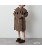 【リジェール/riziere / KIDS】のビックカラーコート 人気、トレンドファッション・服の通販 founy(ファニー) ファッション Fashion キッズファッション KIDS アウター Coat Outerwear /Kids シンプル Simple ポケット Pocket thumbnail BROWN|ID: prp329100004228981 ipo3291000000029472524