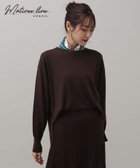 【グローバルワーク/GLOBAL WORK】のMATINEE LINE/なめらかニットボートネック/149896 人気、トレンドファッション・服の通販 founy(ファニー) ファッション Fashion レディースファッション WOMEN トップス・カットソー Tops/Tshirt ニット Knit Tops なめらか Smooth インナー Inner シルク Silk スリット Slit セットアップ Set Up フロント Front ボックス Box マニッシュ Mannish thumbnail ブラウン56|ID: prp329100004228982 ipo3291000000029475391