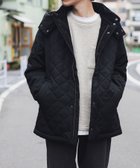 【ビームス ハート/BEAMS HEART / MEN】の【10%OFFアウターフェア対象～11/28 23 59まで!!】フーディースタンド キルト コート BLACK|ID: prp329100004229154 ipo3291000000029540164