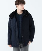 【ビームス ハート/BEAMS HEART / MEN】の【10%OFFアウターフェア対象～11/28 23 59まで!!】フーディースタンド キルト コート NAVY|ID: prp329100004229154 ipo3291000000029540168