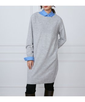 【イネド/INED】のミニ丈ニットワンピース 人気、トレンドファッション・服の通販 founy(ファニー) ファッション Fashion レディースファッション WOMEN ワンピース Dress ニットワンピース Knit Dresses おすすめ Recommend トレンド Trend ロング Long |ID:prp329100004229422