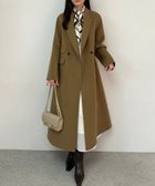 【アニュアンス/anuans】のリバーロングダブルポケットチェスターコート 人気、トレンドファッション・服の通販 founy(ファニー) ファッション Fashion レディースファッション WOMEN アウター Coat Outerwear コート Coats チェスターコート Top Coat インナー Inner エレガント 上品 Elegant 抗菌 Antibacterial チェスターコート Chester Coat thumbnail CAMEL|ID: prp329100004229438 ipo3291000000029300296